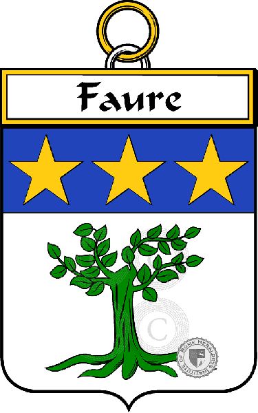 Coat of arms of family Faure