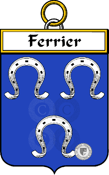 Stemma della famiglia Ferrier   ref: 34395