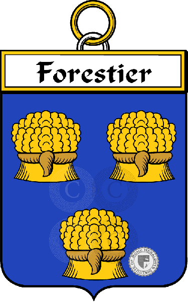 Coat of arms of family Forestier