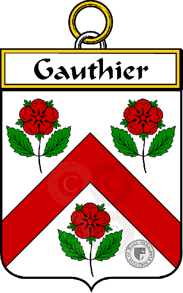 Coat of arms of family Gauthier