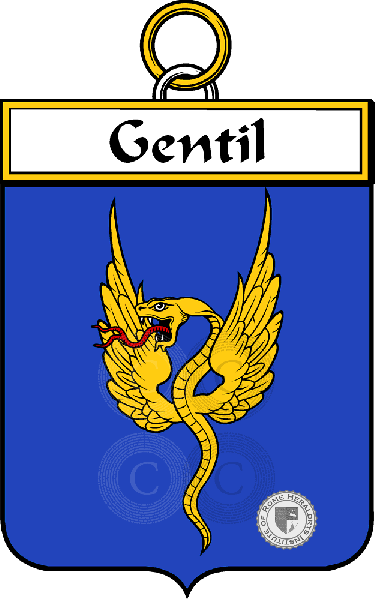 Coat of arms of family Gentil