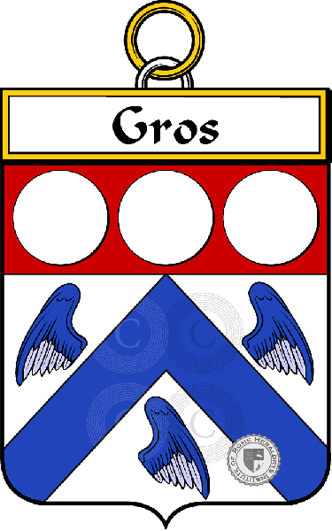 Coat of arms of family Gros