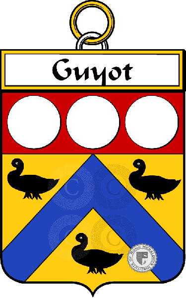 Coat of arms of family Guyot