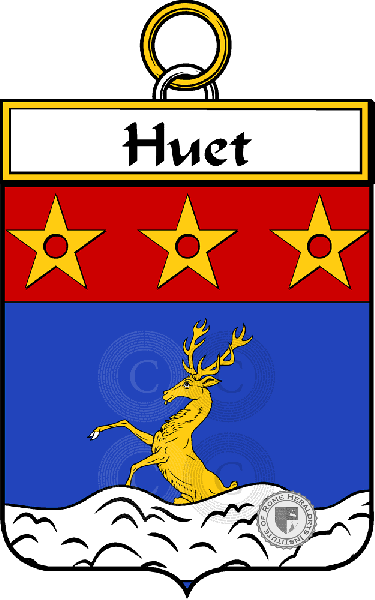 Coat of arms of family Huet