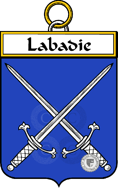 Escudo de la familia Labadie   ref: 34551