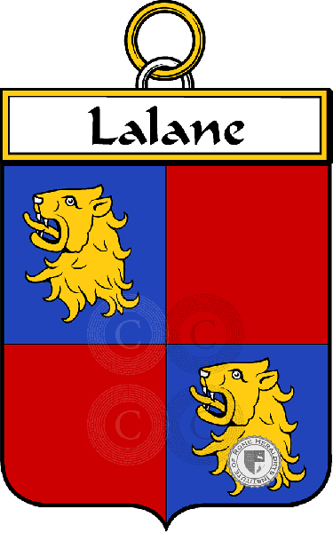 Coat of arms of family Lalane