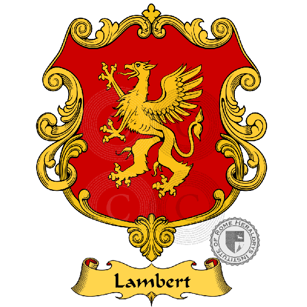 Brasão da família Lambert, Lambert de la Ferrière