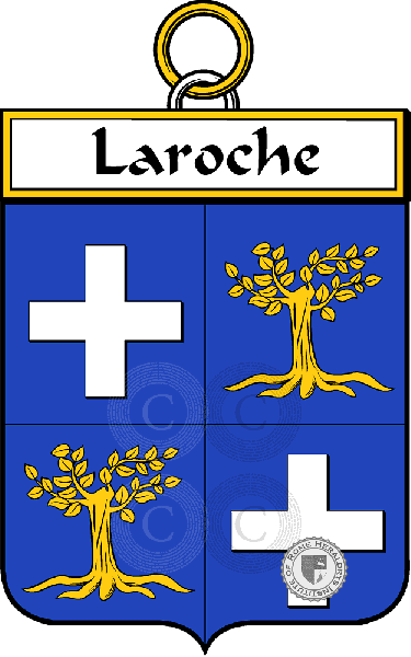Coat of arms of family Laroche