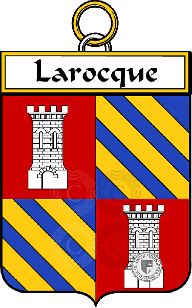 Escudo de la familia Larocque