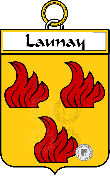 Brasão da família Launay