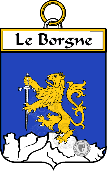 Coat of arms of family Le Borgne