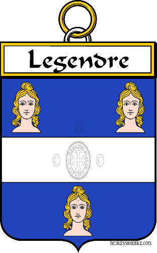 Wappen der Familie Legendre