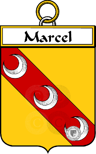 Escudo de la familia Marcel