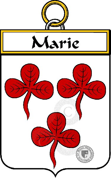 Coat of arms of family Marie