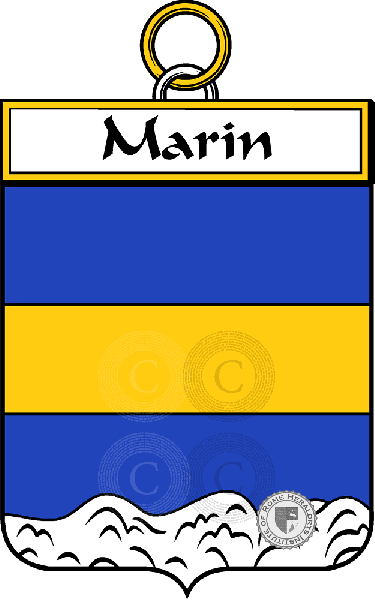 Brasão da família Marin