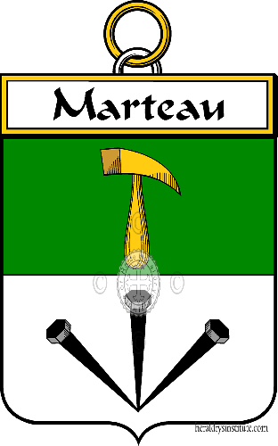 Coat of arms of family Marteau
