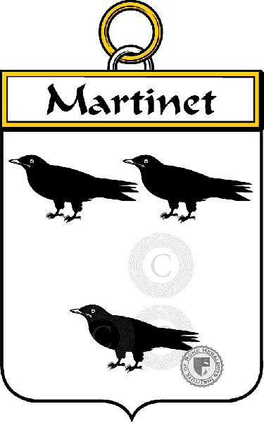 Escudo de la familia Martinet
