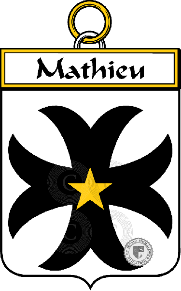 Escudo de la familia Mathieu