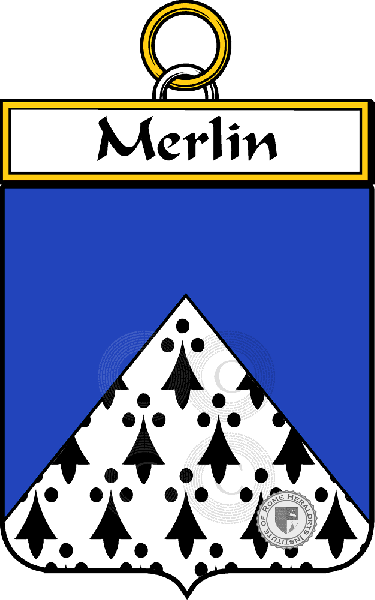 Stemma della famiglia Merlin