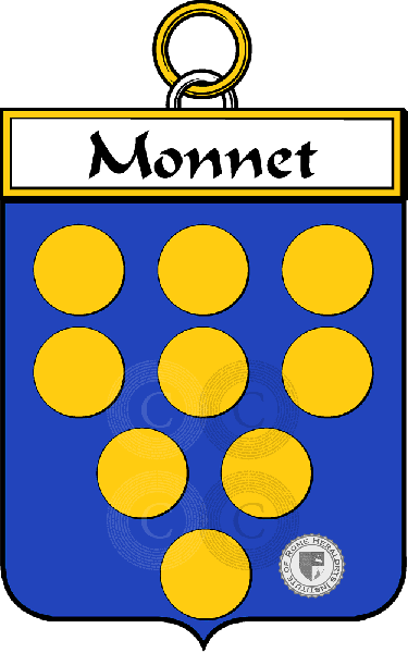 Brasão da família Monnet