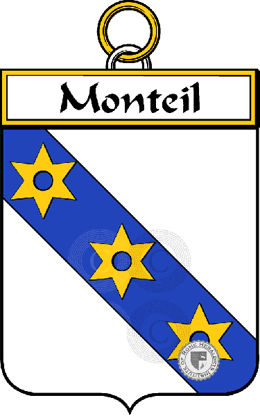Brasão da família Monteil