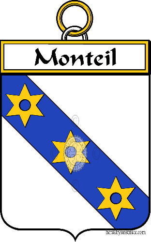 Coat of arms of family Monteil