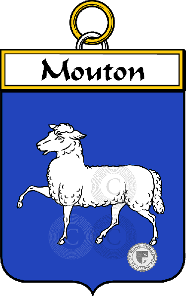 Coat of arms of family Mouton