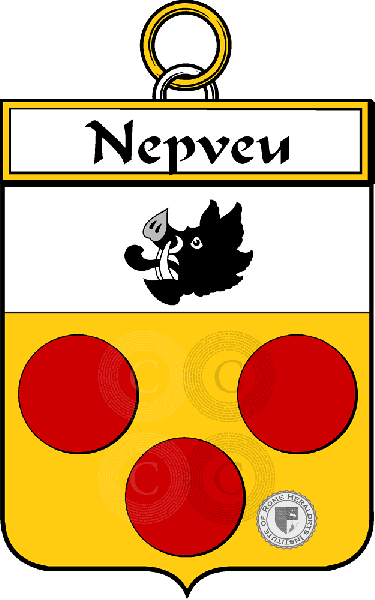 Coat of arms of family Nepveu