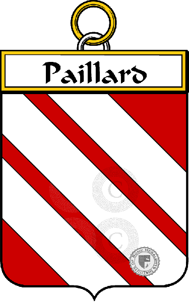Coat of arms of family Paillard