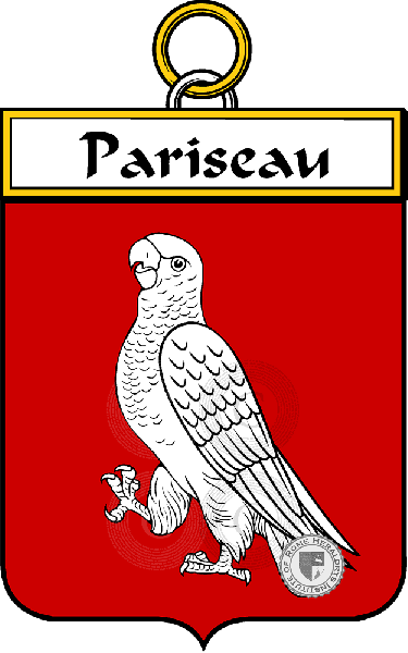 Escudo de la familia Pariseau or Parisot   ref: 34800