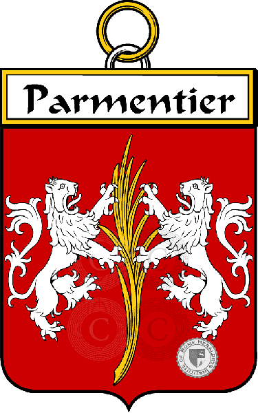 Coat of arms of family Parmentier