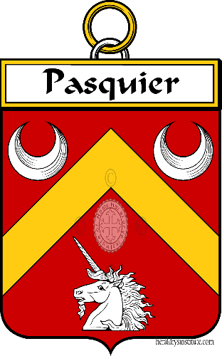 Escudo de la familia Pasquier
