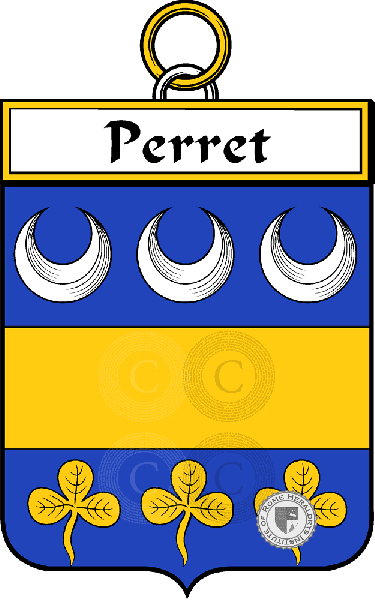 Coat of arms of family Perret