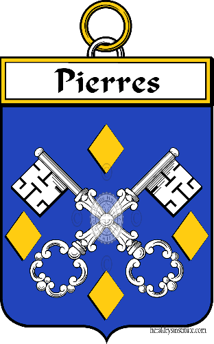 Coat of arms of family Pierres