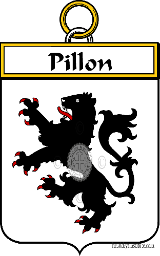 Brasão da família Pillon