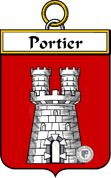 Coat of arms of family Portier