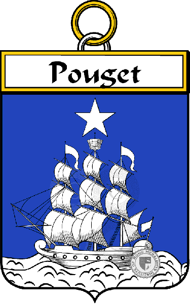 Coat of arms of family Pouget