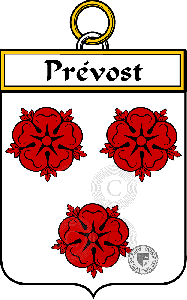 Coat of arms of family Prévost