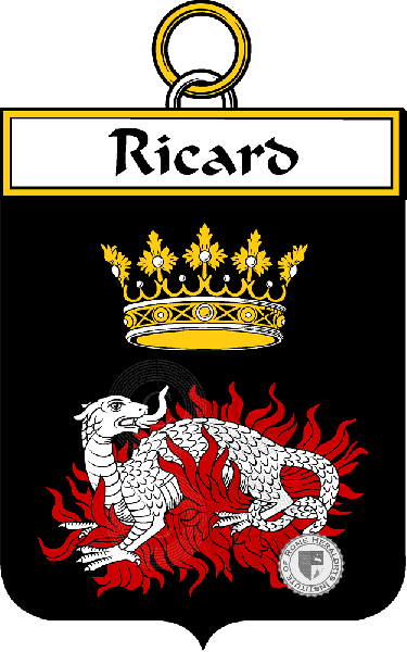 Coat of arms of family Ricard