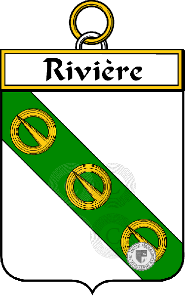 Coat of arms of family Riviere