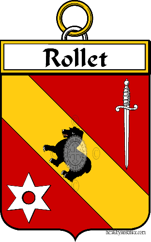 Brasão da família Rollet