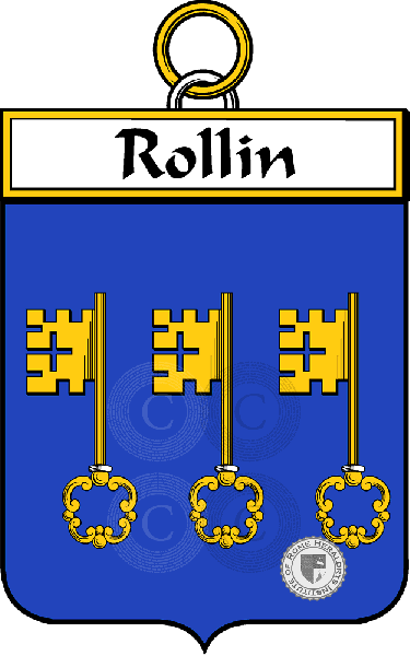 Brasão da família Rollin