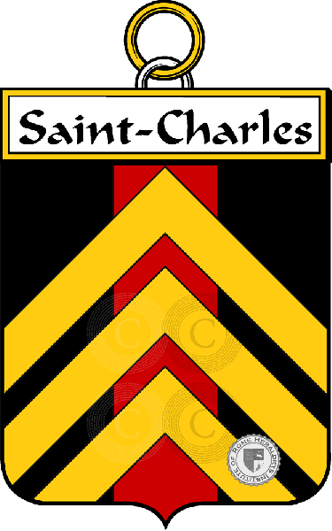 Brasão da família Saint-Charles   ref: 34955