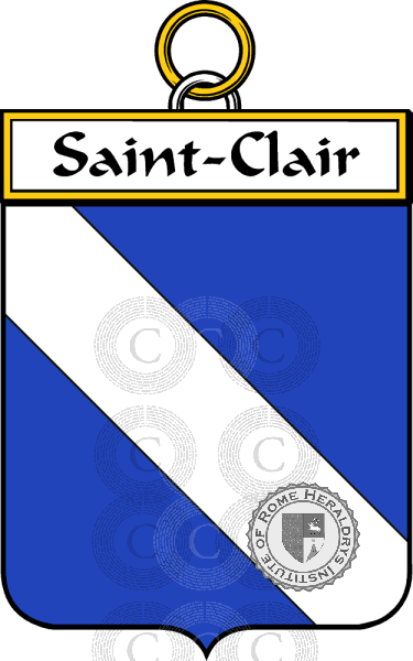 Stemma della famiglia Saint-Clair   ref: 34956
