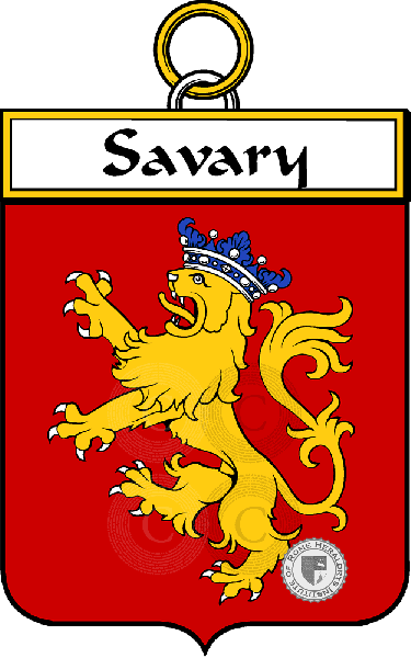 Brasão da família Savary