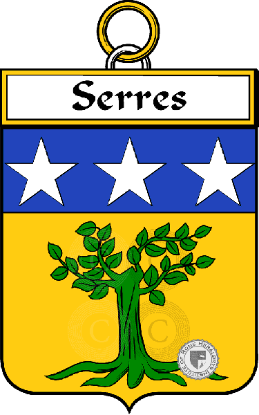 Wappen der Familie Serres