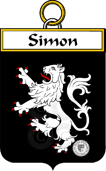 Brasão da família Simon   ref: 34990