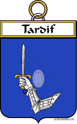 Brasão da família Tardif