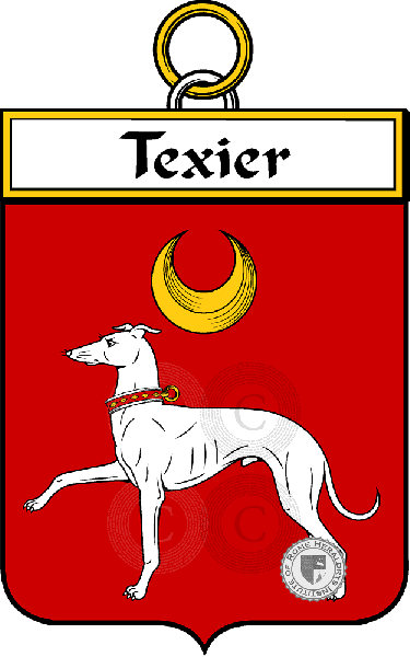 Coat of arms of family Texier
