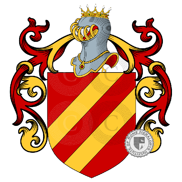 Coat of arms of family Thevenot